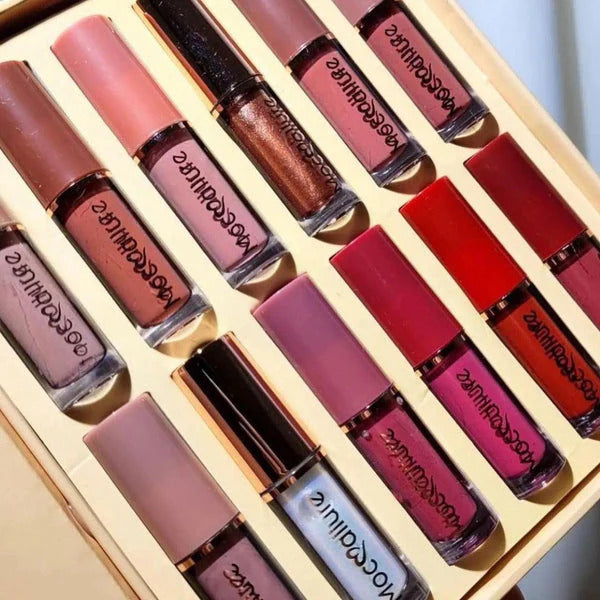 12 Pcs Matte Lip Gloss Set | Original