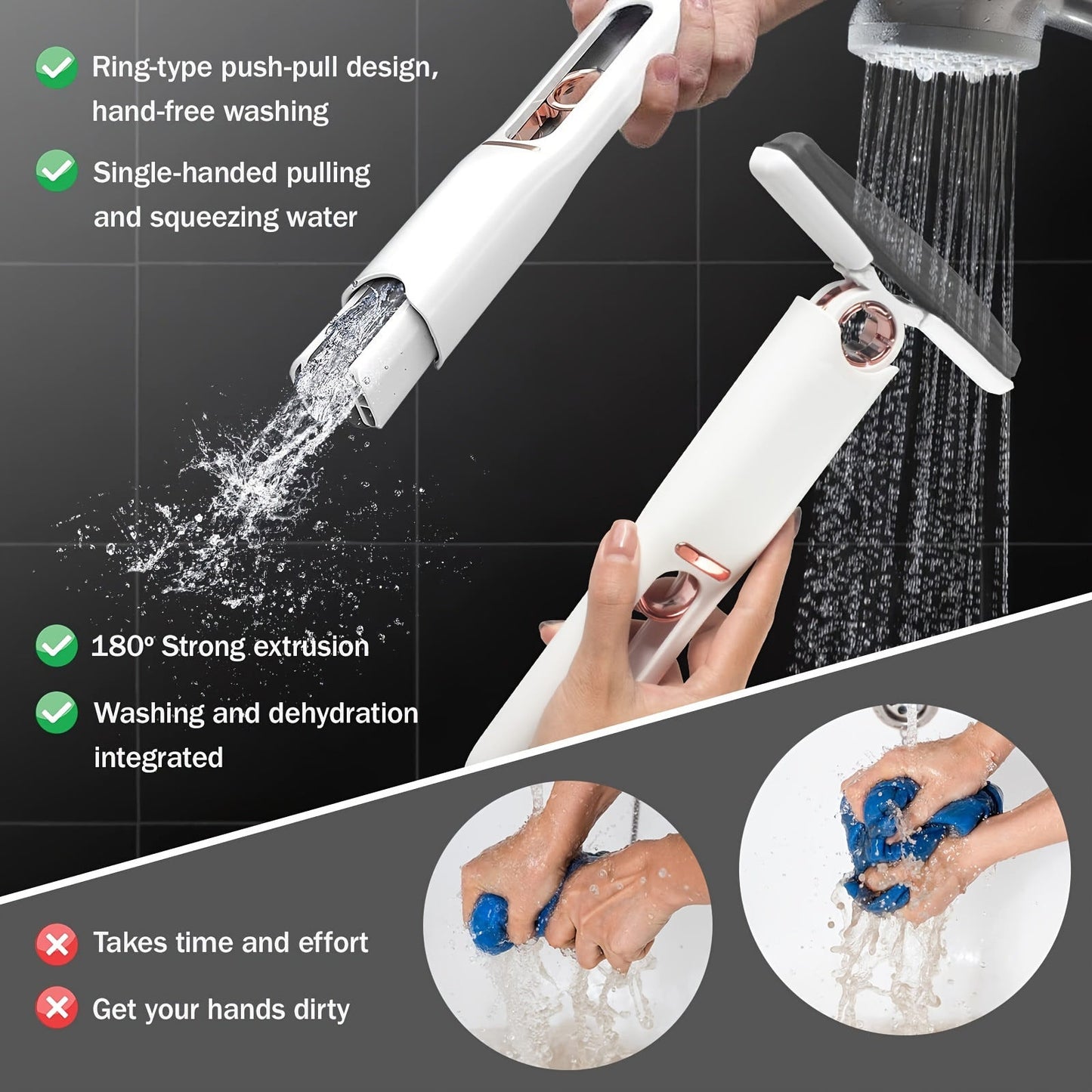Portable Mini Mop for Kitchen