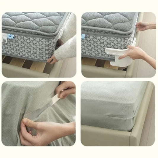 Big Size Bedsheet Holder with Strip - Pack of 4 🦋