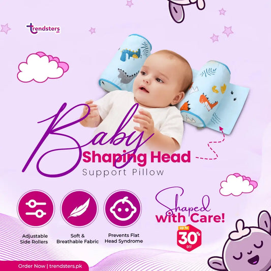Baby Head Shaping Support Pillow 👶🎀