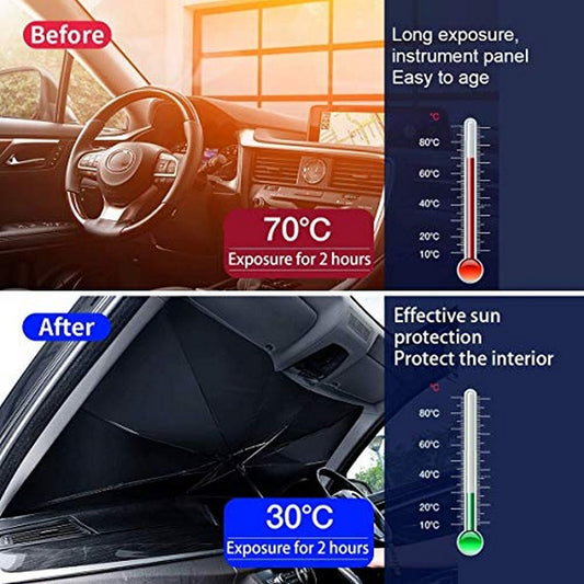 Car Front Screen Foil / Sunshade Umbrella