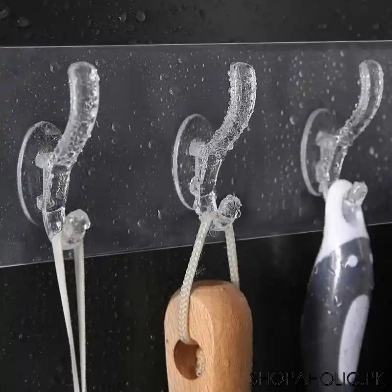12 Hooks Self-Adhesive Double Hook Hanger (pack of 2)