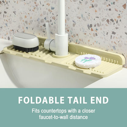Silicone Kitchen Faucet Mat, Kitchen Sink Splash Guard