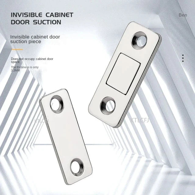(Pack of 2) Magnetic Door/ Cabinets Closer Magnetic Latch