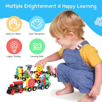Magnetic Digital Number Train Toy For Kids