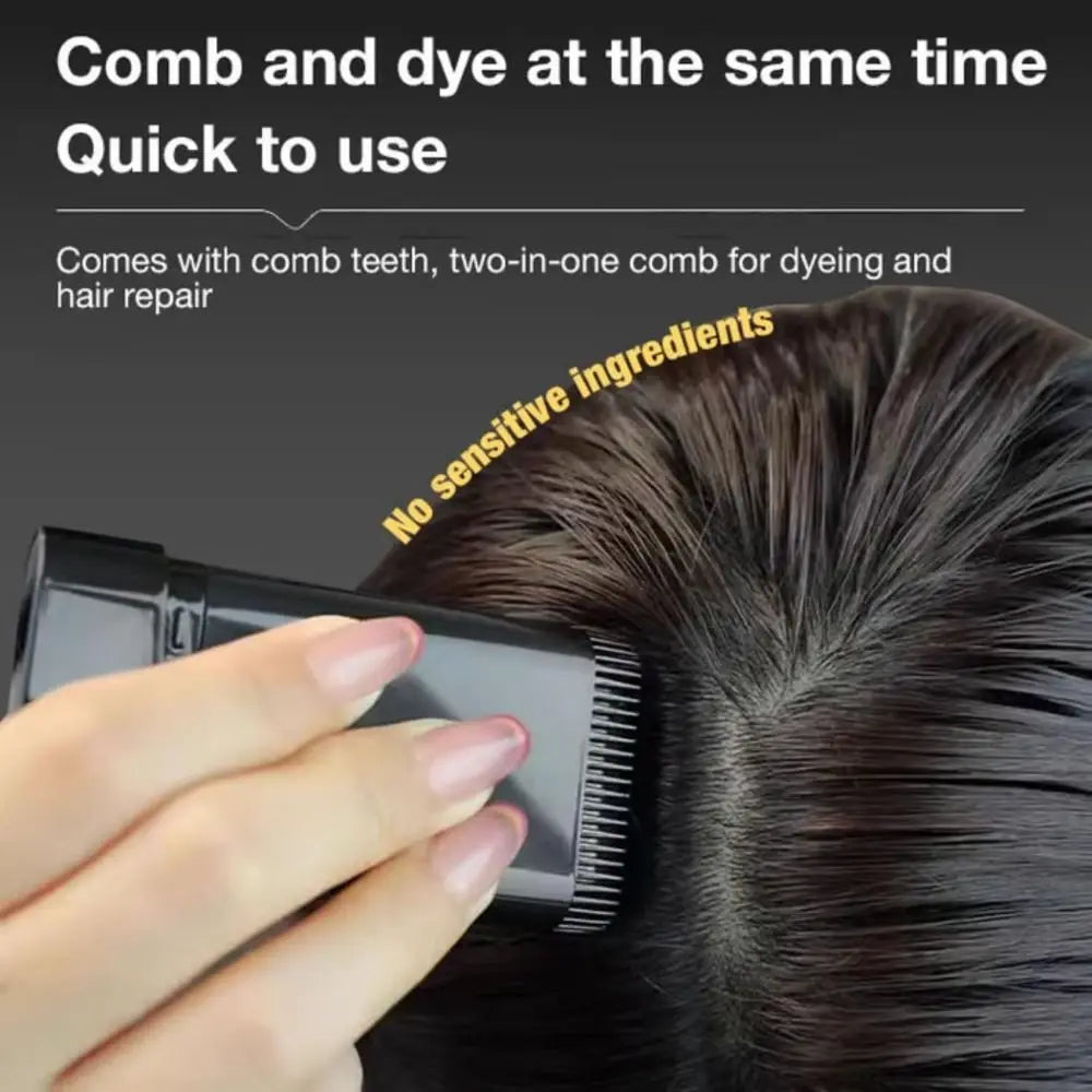 Instant Water And Sweat Proof Hair Comb Dye